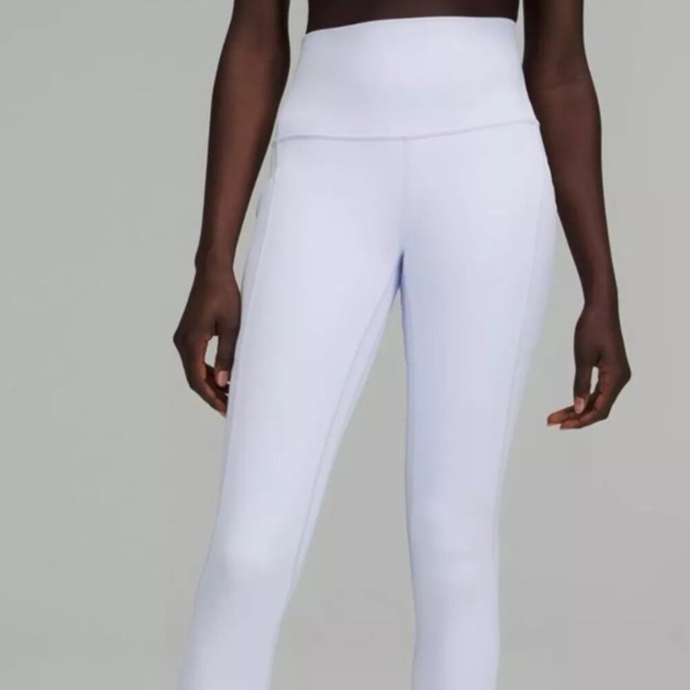 Lululemon Align Periwinkle Blue High-Rise Pocket Pant 25", Size 12